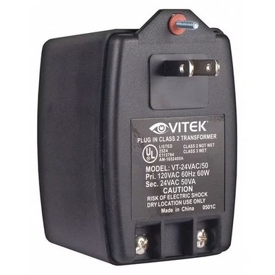 Vitek Power Supply, Output 24VAC, VA Rat