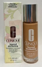Clinique Beyond Perfecting Foundation + Concealer 11 Honey MF-G CN 58 1oz