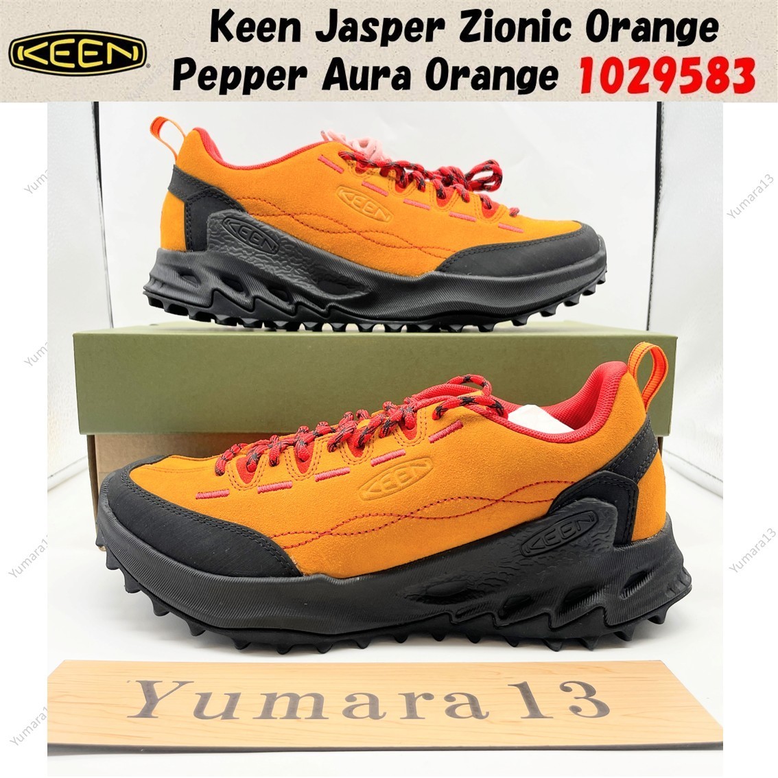 Keen Jasper Zionic Orange Pepper Aura Orange 1029583 Men's