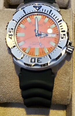 Seiko Monster Orange Men's Watch - SKX781 Clean RARE Discontinued