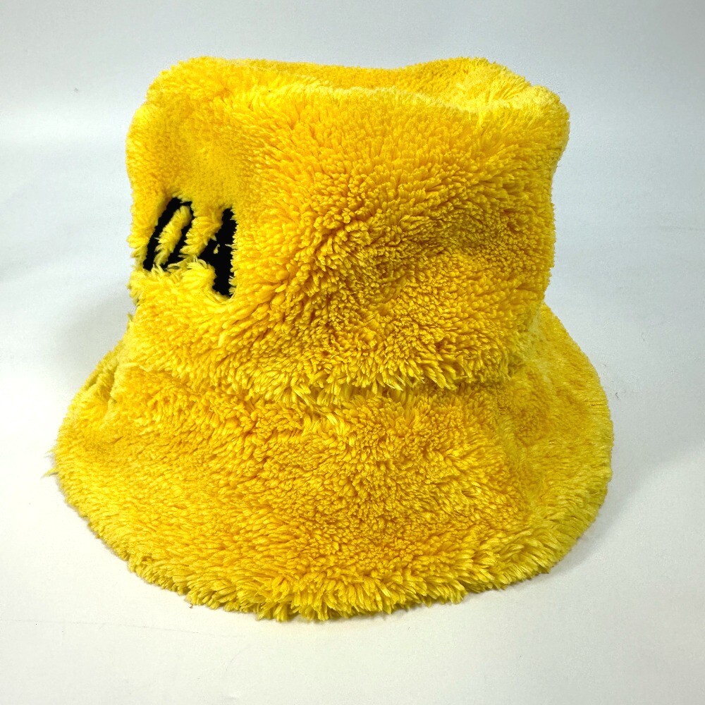 帽子・その他 PRADA HAT (1HC1372CL1 F0NJX) PRADA 1HC137 terry cloth logo Bucket hat cotton yellow | eBay