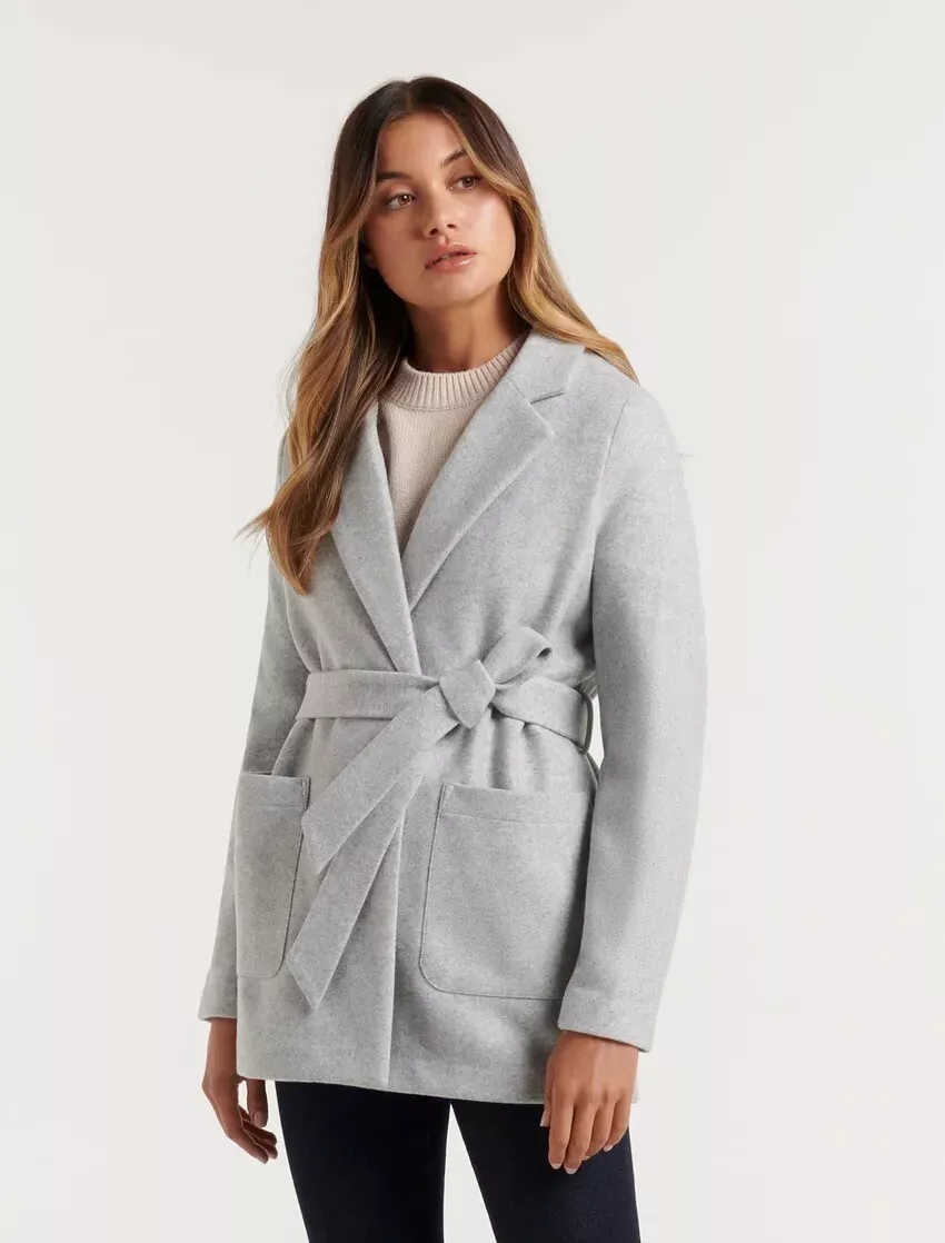 Forever new grey clearance coat