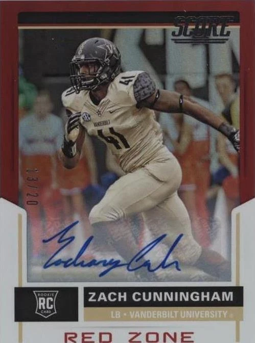 Rookie Signatures Red Zone