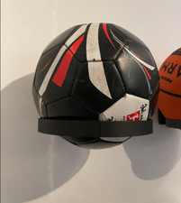 Football Wall Mount Display Rack   Ball Holder for Soccer, Basketball, Rugby