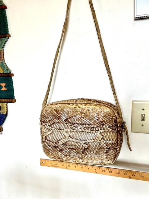 Genuine python purse/bag. Unique custom made genu… - image 4