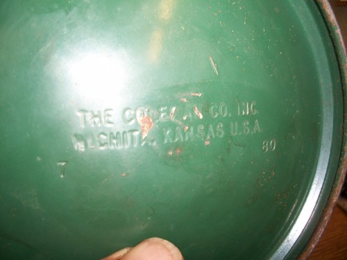 Linterna de doble manto Coleman 220K vintage verde 7 1980 WICHITA KANSAS EE. UU. - Imagen 7 de 7