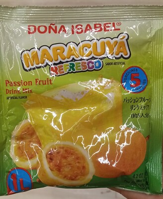 Doña Isabel maracuya-passion fruit drink mix 4.2oz (120g) (3packs)