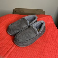 Deer Stags Lil Spun Indoor Outdoor Boys Kids Slippers Size 6 M, Dark Gray