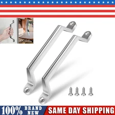 2Pcs/Set RV Grab Door Handle, Heavy Duty Stainless Steel Fit for RV/Camper/Boats