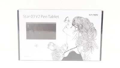 XP-Pen Star 03 V2 10x6 Grafiktablett Pen Distance Learning Schwarz Neu Rechnung