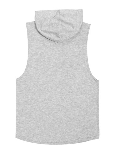 Men's Hooded Tank Tops Bodybuilding Muscle Sleeveless Gym Vest Workout AU - Picture 31 of 67