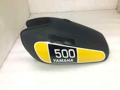 Yamaha XT TT 500 1N5 1977 Model Matt Black & Yellow Painted Petrol Tank