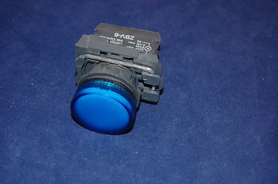 2PCS 22MM XB5 BLUE Pilot light LED FITS XB5 AVM6 220V AC