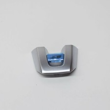Vw Golf Passat Chrome Black R-line Steering Wheel Emblem 1k8419685bpop
