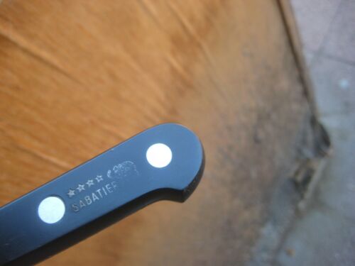 Vintage 5 1/2" Klinge *** SABATIER *** kleines Carbon Kochmesser FRANKREICH - Bild 3 von 11