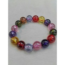 Pulsera Amuleto Ojo Naga Gema 9 Colores Joyería Buda Tailandés Cuentas 8 mm.