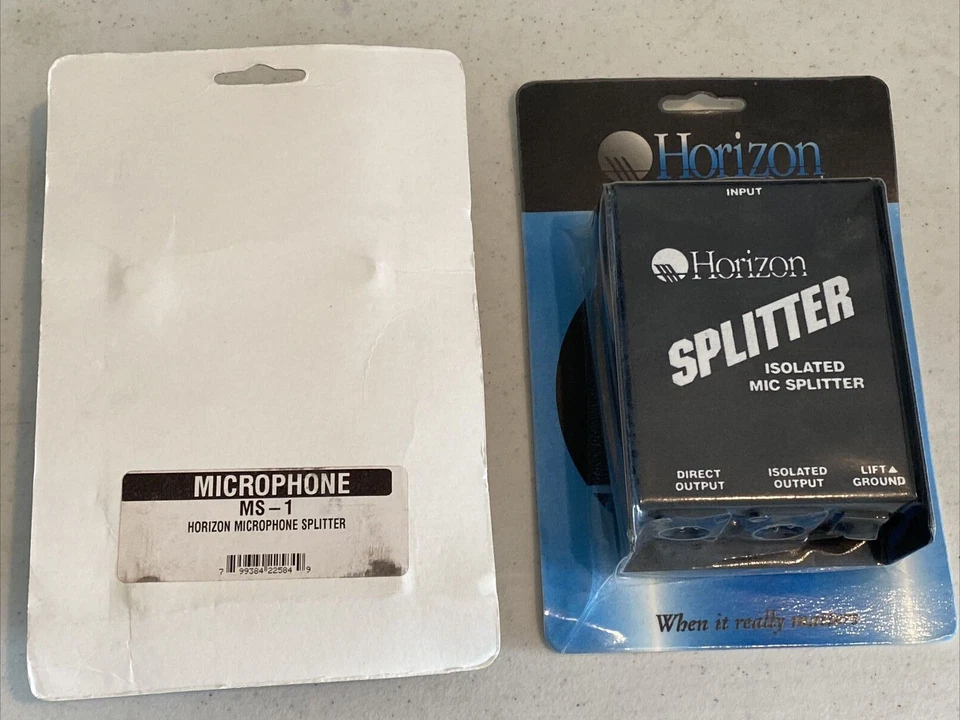 NIB Rapco Horizon MS-1 Isolated Mic Splitter W/ Ground Lift Switch Unopened NOS - Image 3 of 3