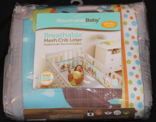 Forros para cuna de malla multicolor Safari