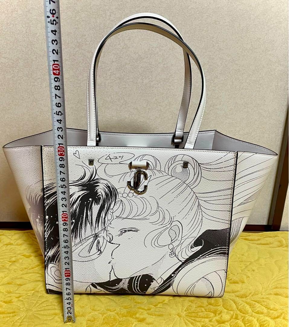 Patent Fabric☆JIMMY CHOO☆VARENNE S 2wayトート BLACK/WHITE s-l1200.jpg