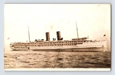 Postcard RPPC Ship Los Angeles Steam Ship Company SS Yale 1911 Posted Divided