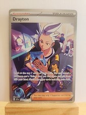 Drayton 244/191 Sir Special Illustration Rare Pokemon Surging Sparks Sv8 Nm
