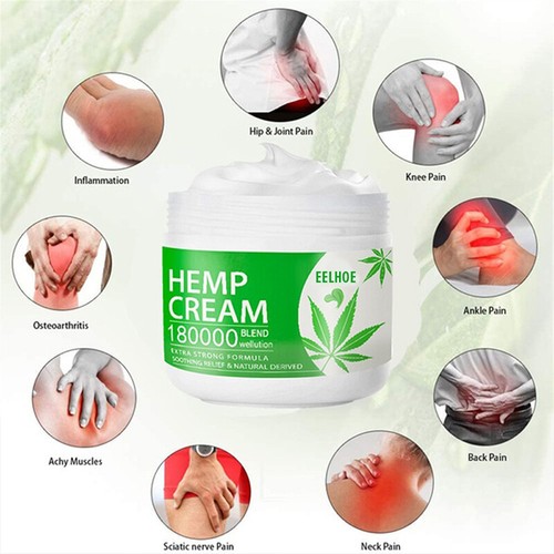 2-PACK Hemp Cream for Pain Relief EXTRA STRONG CREAM Arthritis Back Pain Support - Picture 7 of 10