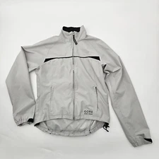GORE Bike Wear Windstopper Cycling Jacket Women's Size 36 Small Gray Bike Coat