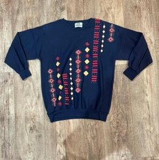 Sloppy Joes Art Sweatshirt Made in USA Crew Neck - M