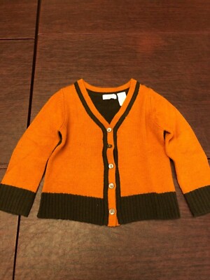 baby boy sweater with elbow patches