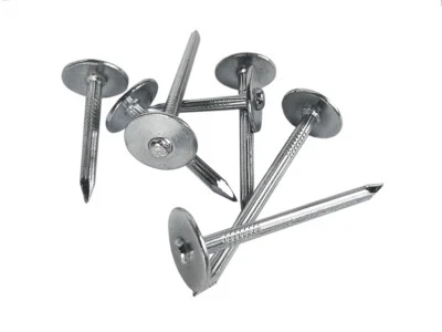 HYFIVE Masonry Nails Large Head Brick Wall Concrete Strap Nail Extra Large Washer Head