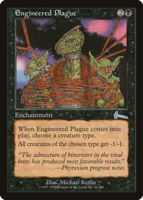 Engineered Plague / Gezüchtete Seuche  - URZA's LEGACY -  englisch  (excellent)