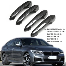 For BMW G01 G02 G05 G20 G30 F90 F95 G80 M3 Real Carbon Fiber Door Handle Cover