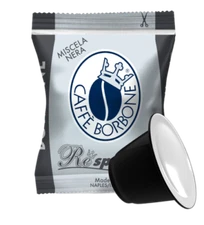 CAFFÈ BORBONE RESPRESSO - MISCELA NERA - Box 50 NESPRESSO COMPATIBLE CAPSULES 5g