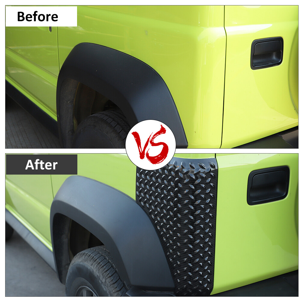 Rear Leaf Plate Cowl Body Armor Corner Guards For Suzuki Jimny 2019+Carbon Fiber eBay