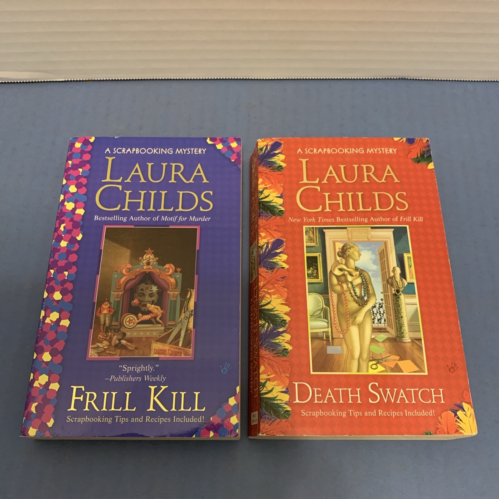 Lot of 16 PB Books Laura Childs Complete SCRAPBOOKING MYSTERY