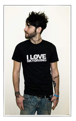 I Love Skydiving   Extreme Sports Thrill Seeker T-Shirt | Adrenaline Rush Tee