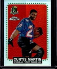 1996 Topps Chrome Curtis Martin #9 Refractor