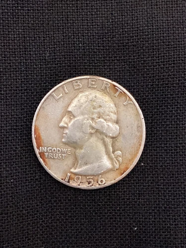 1956 D Washington Quarter 90% Silver  XF
