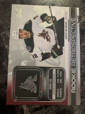 Jack Mcbain  2021-22 upper deck hockey Rookie Retrospective