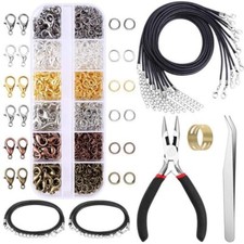 960pcs Jewelry Making Kit Jump Ring Plier Necklace Repair DIY Craft Supplies Set