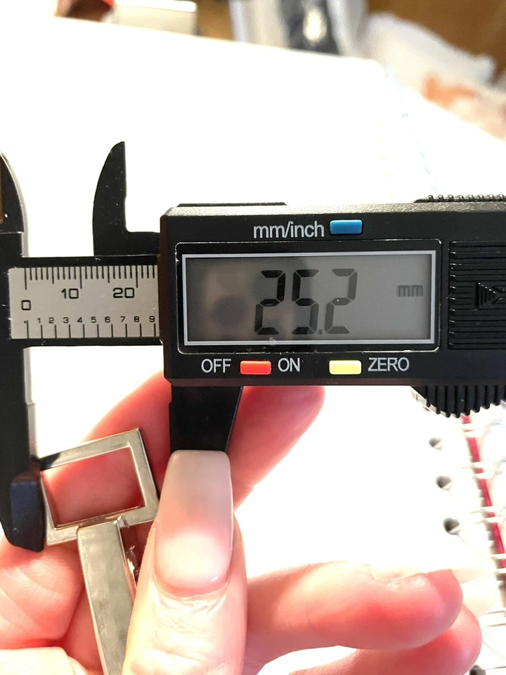 1pcs Silver Chrome Rectangle Quick Release Cloak Clasp Suits 20mm Strap - Image 4 of 4