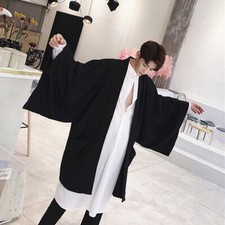 Veste Kimono Punk Gothique Ample Pour Hommes Manteau D'Extérieur Cape