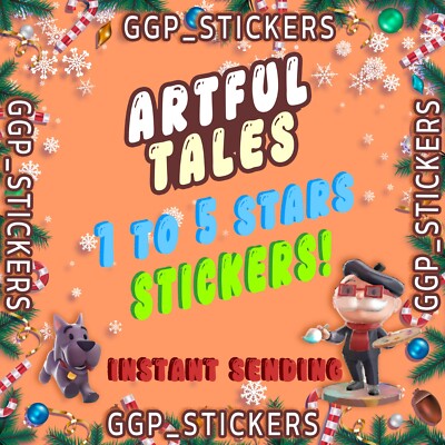 Mono_Go  Stickers All 1-2-3-4-5 Available   (ARTFUL TALES) Card instant Sending