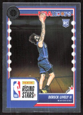 2023-24 9635E NBA HOOPS RISING STARS DERECK LIVELY II Rookie Dallas Mavericks
