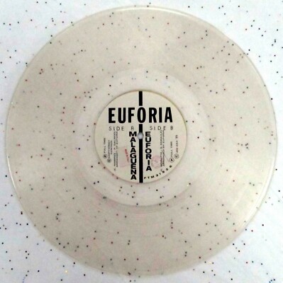 EUFORIA Maleguena / Euforia 1989 ITALO HI NRG Clear Vinyl 12'' Single EX #8523