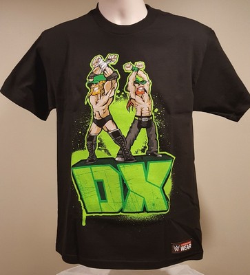 DX Army WWE Authentic Mens Black T 