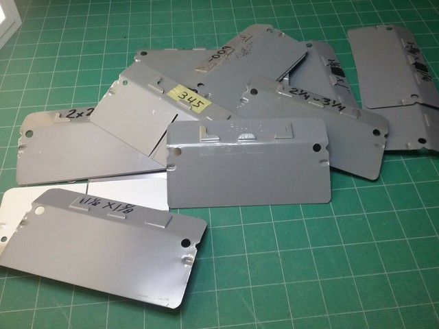 20 Pcs Equipto Drawer Dividers 8720 Fits 8540 And 8505 Drawers Lot