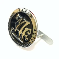 Japan Automobile Federation JAF METAL Emblem Badge For All Cars Front Grille BK