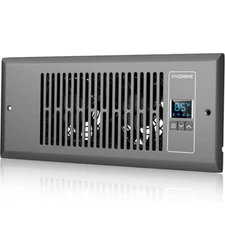 Register Booster Fan 10-Speed Control  4"×12" Opening Smart Vent Heating/Cooling