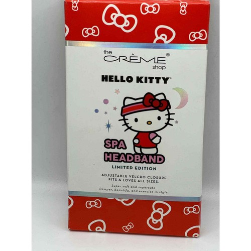 Fascia Per Capelli In Peluche The Crème Shop X Hello Kitty | Cerchietto Morbido Per Detergere Viso E Skincare | Vegano